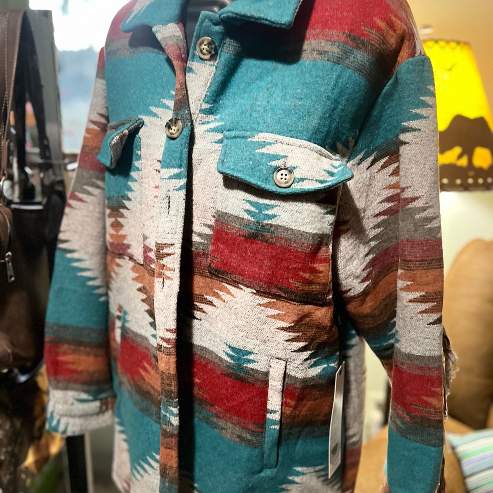 Pendleton fringe Navajo jacket